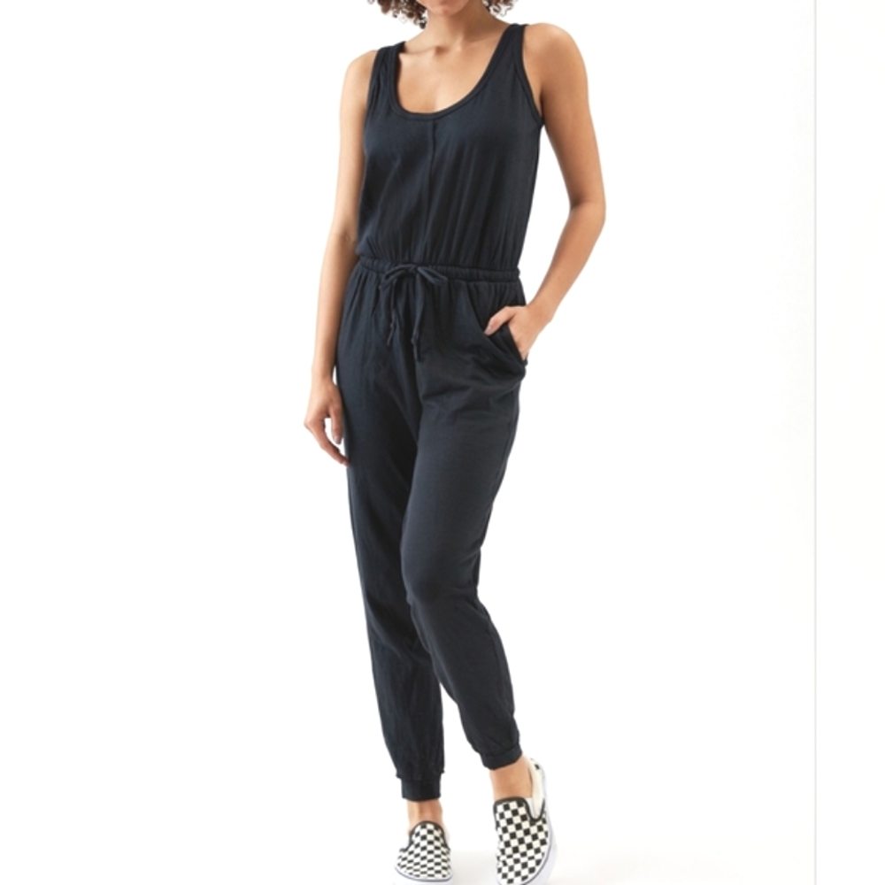 LA Hearts Black Jumpsuit